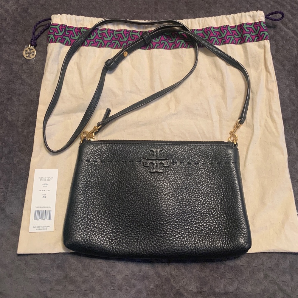 Tory Burch McGraw Top Zip Crossbody